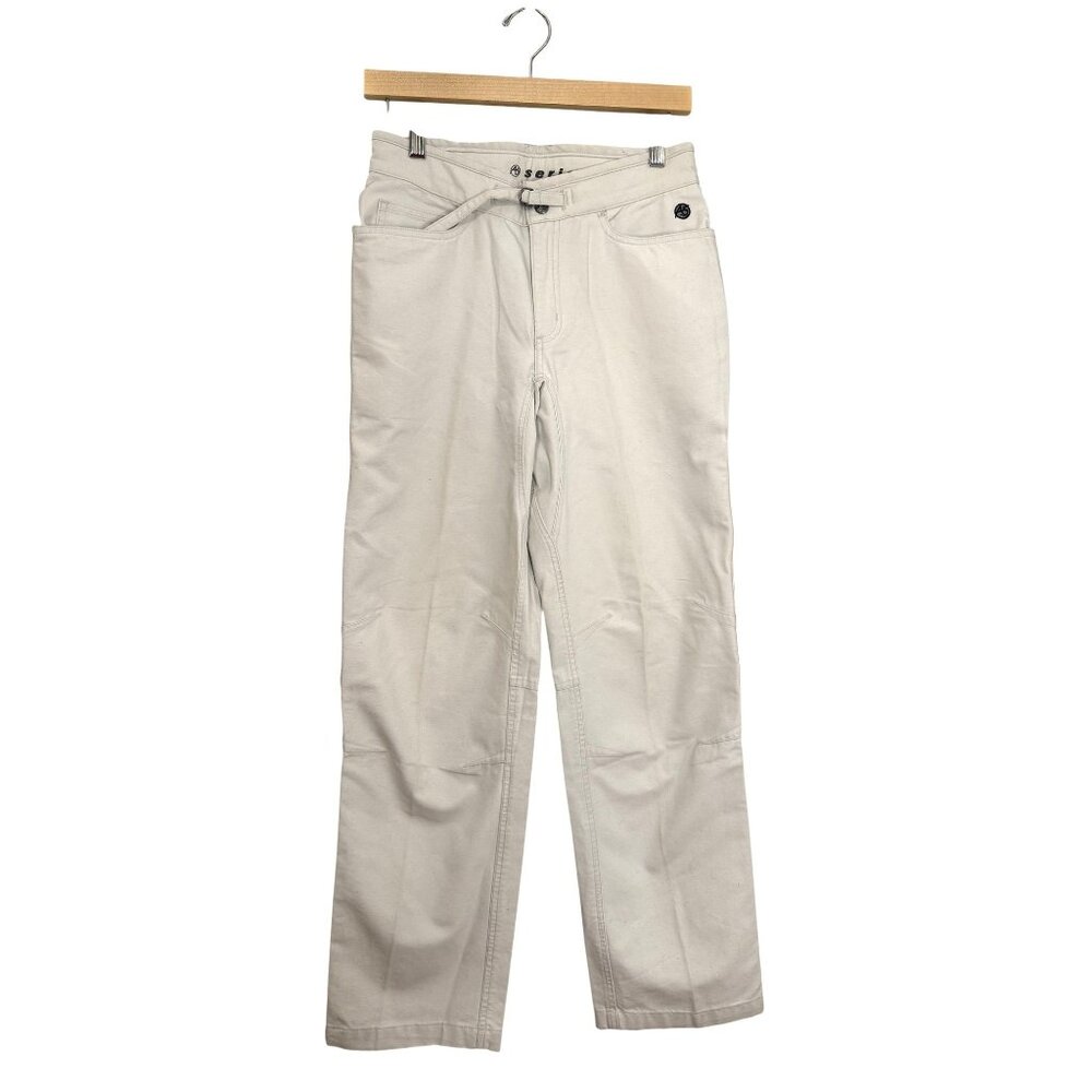 NEW The North Face A5 Series Women's Beige Canvas Outdoor Pants Size US 2 [jb]